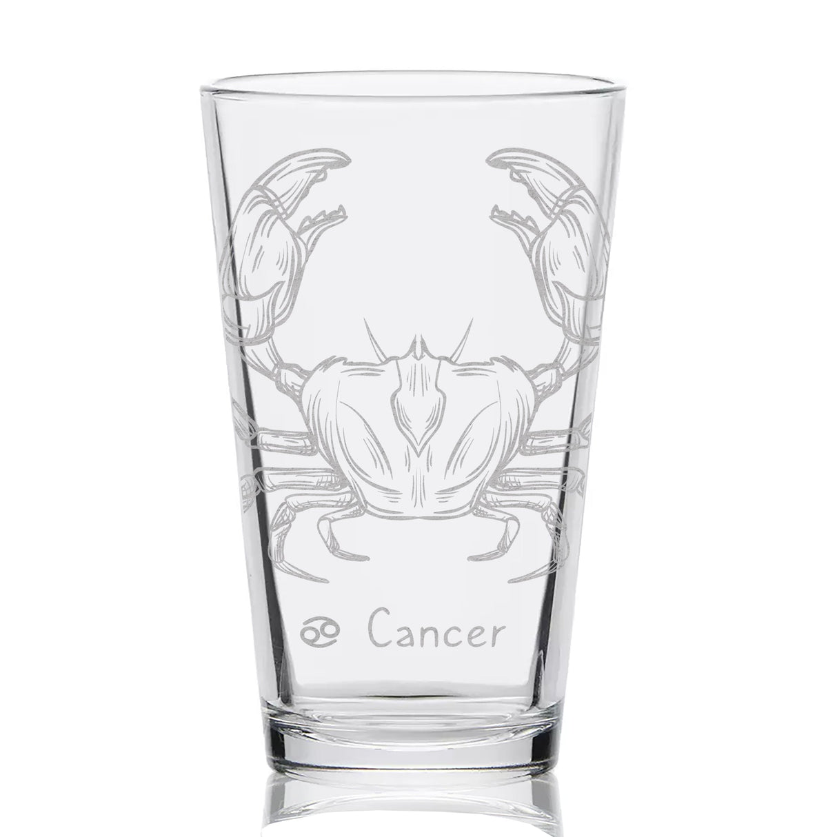 ZODIAC Pint Glasses by LumEngrave