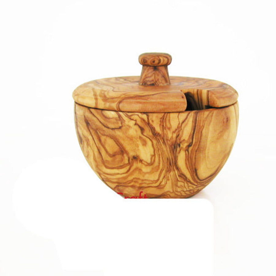 Mediterranean Olive Wood Canister by Choixe