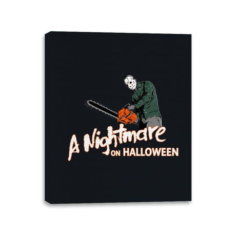 A Nightmare on Halloween - Anytime Design - Canvas Wraps by RIPT Apparel - Vysn