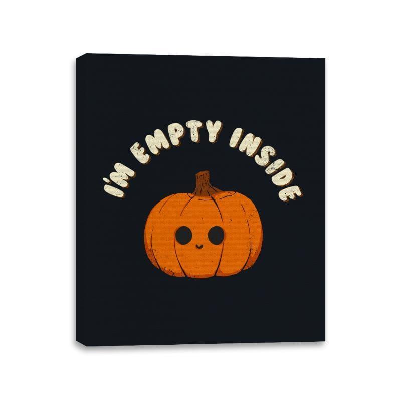 Empty Inside - Canvas Wraps by RIPT Apparel - Vysn