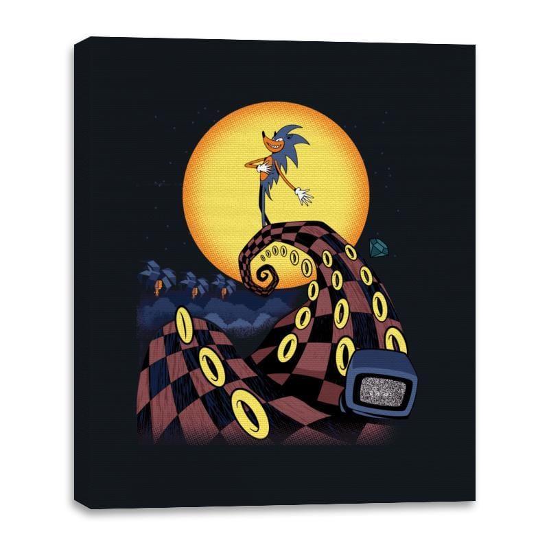 Nightmare Of The Rings - Canvas Wraps by RIPT Apparel - Vysn