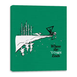 Where the Town Ends - Canvas Wraps by RIPT Apparel - Vysn