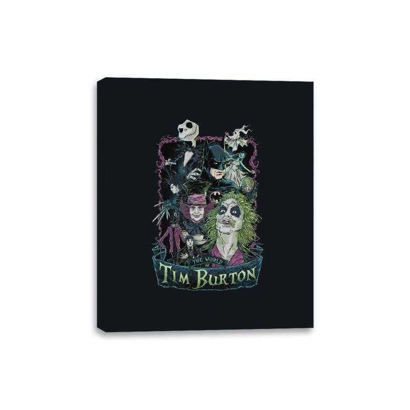 Tim Burton Director Films - Canvas Wraps by RIPT Apparel - Vysn