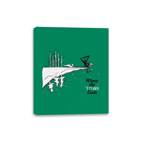 Where the Town Ends - Canvas Wraps by RIPT Apparel - Vysn