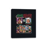 Xmas Fighter - Santa Clause vs National Lampoons Christmas Vacation - Canvas Wraps by RIPT Apparel - Vysn