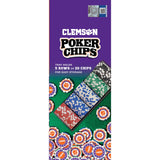 Clemson Tigers 100 Piece Poker Chips by MasterPieces Puzzle Company INC