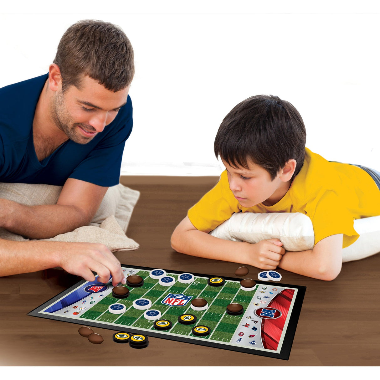 NFL - League Checkers Board Game by MasterPieces Puzzle Company INC