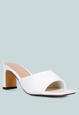 celine quilted italian block heel sandals by London Rag