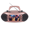 Emerson 7" Bluetooth DVD Boombox with AMFM Radio & Digital TV Rose Gold