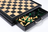 Championship Chess Pieces with Storage Board by Chess House