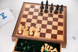 Championship Chess Pieces with Storage Board by Chess House