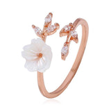 Cherry Blossom Ring in Rose Gold and Adjustable by Hollywood Sensation®