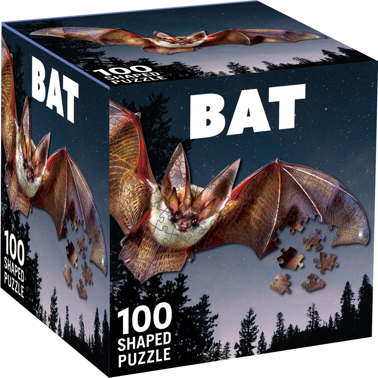 Bat 100 Piece Shaped Jigsaw Puzzle by MasterPieces Puzzle Company INC