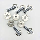 Chrome Rotor Bolt Kit (5 pcs.) for Harley by GeezerEngineering LLC