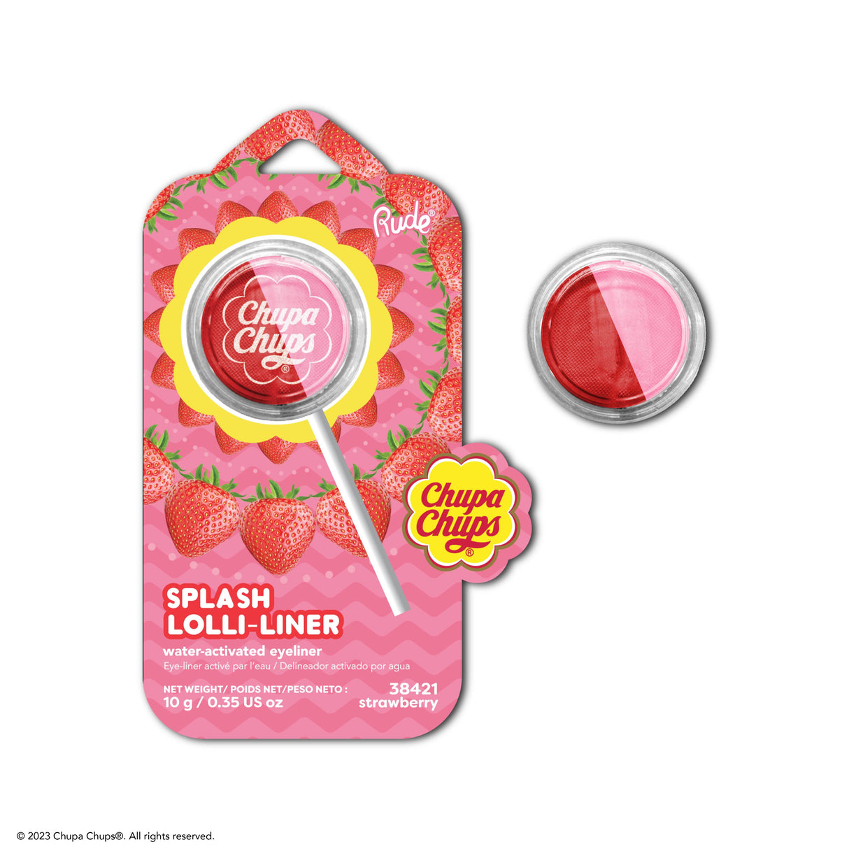 RUDE Chupa Chups Splash Lolli-Liner - Strawberry