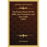 The Proper Names Of The Bible, New Testament, And Apocrypha (1804)