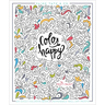 Color Happy: An Adult Coloring Book of Removable Wall Art Prints