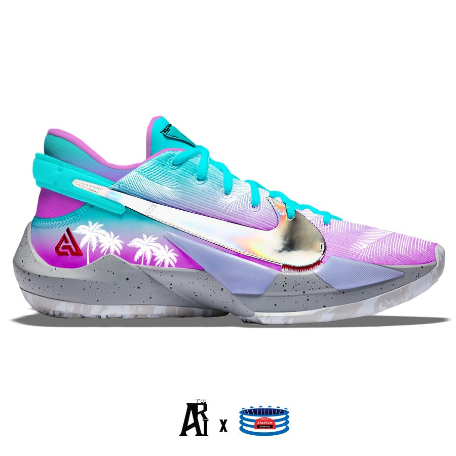 "City Edition" Nike Zoom Freak 2 Shoes by Stadium Custom Kicks