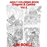 Adult coloring book Fantasy Dragons & Castles