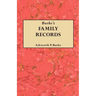 Burke's Family Records