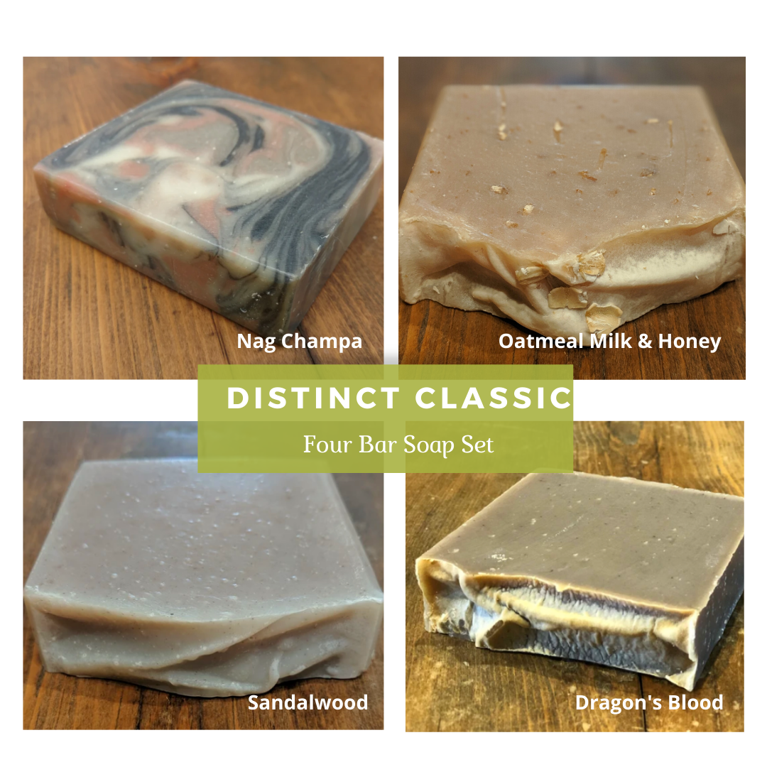 Distinct Classic Scents, 4 Bar Gift Set by Distinct Bath & Body