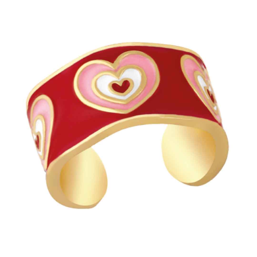 Pop Hearts Ring by ClaudiaG Collection