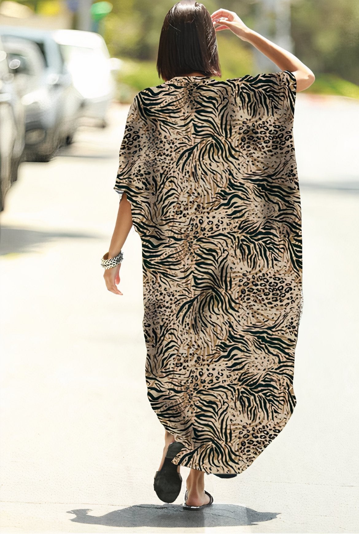 Wide Dress -Animal Print by ClaudiaG Collection