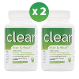 Clear Brain & Mood 2-Pack by Clear Wellness 360