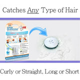 SinkShroom® (Clear) The Hair Catcher That Prevents Clogged Bathroom Sink Drains by TubShroom.com