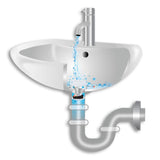 SinkShroom® (Clear) The Hair Catcher That Prevents Clogged Bathroom Sink Drains by TubShroom.com