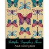 Butterflies, Dragonflies & Flowers: Adult Coloring Book