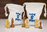 Club Chess Pieces with Storage Board by Chess House