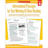 Informational Passages for Text Marking & Close Reading: Grade 4: 20 Reproducible Passages with Text-Marking Activities That Guide Students to Read St