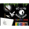 SKY and HIS WOODEN SPOON COLORING BOOK: A children's fantasy dream coloring book about magic, adventure and the fearless imagination of a little boy