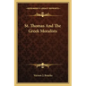 St. Thomas and the Greek Moralists