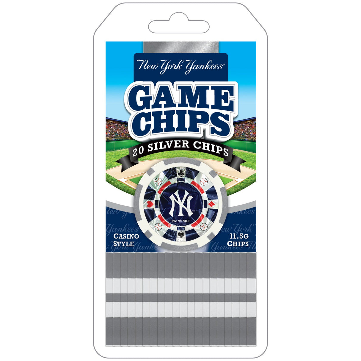 New York Yankees 20 Piece Poker Chips by MasterPieces Puzzle Company INC