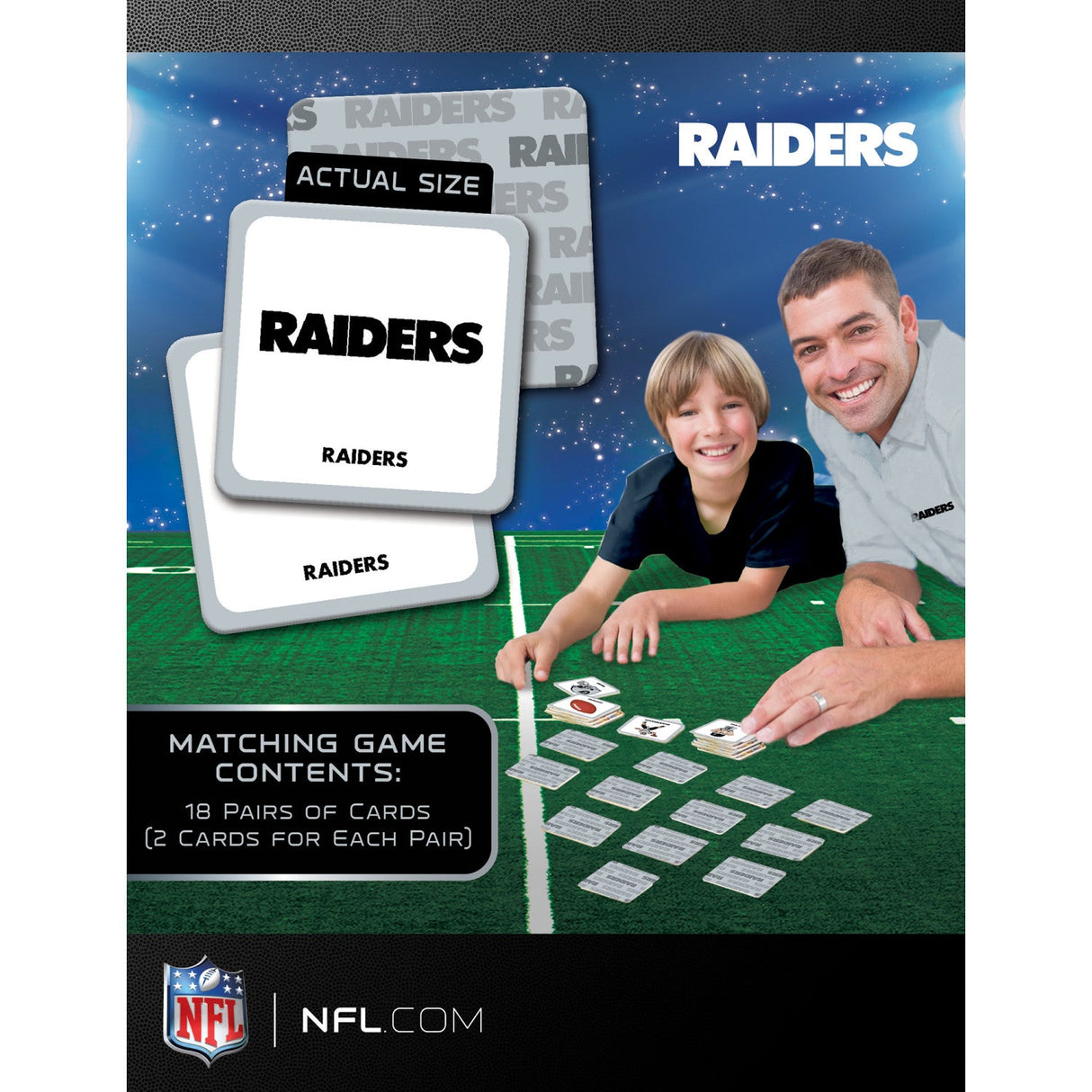 Las Vegas Raiders Matching Game by MasterPieces Puzzle Company INC