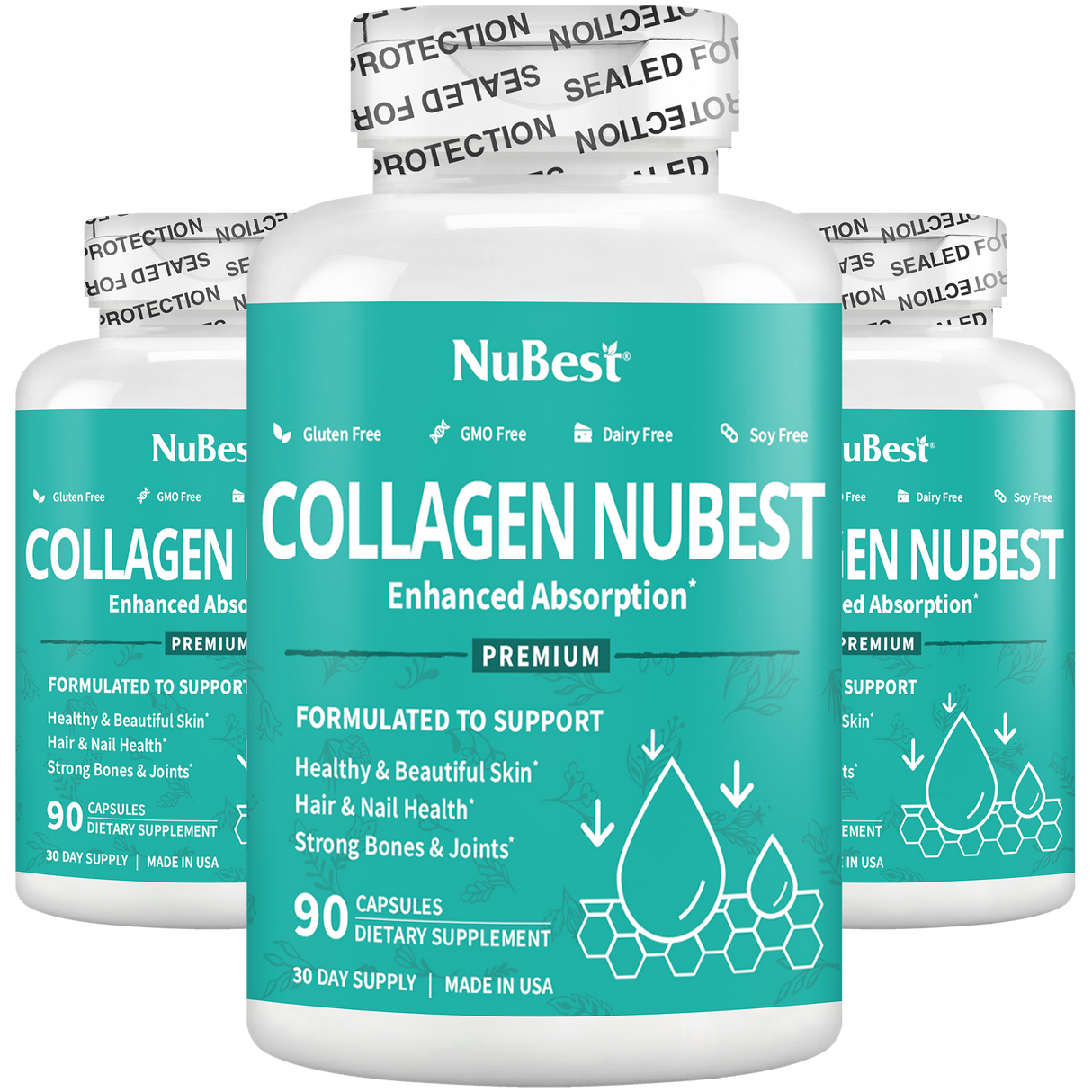 Collagen NuBest, Healthy Skin, Hair & Nails, 90 Capsules by NuBest Nutrition®