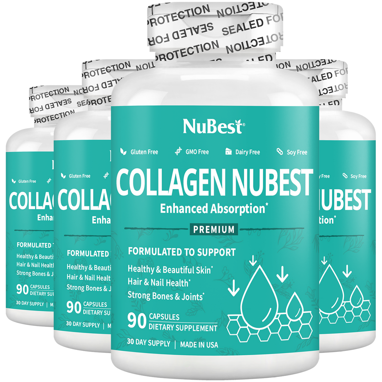 Collagen NuBest, Healthy Skin, Hair & Nails, 90 Capsules by NuBest Nutrition®