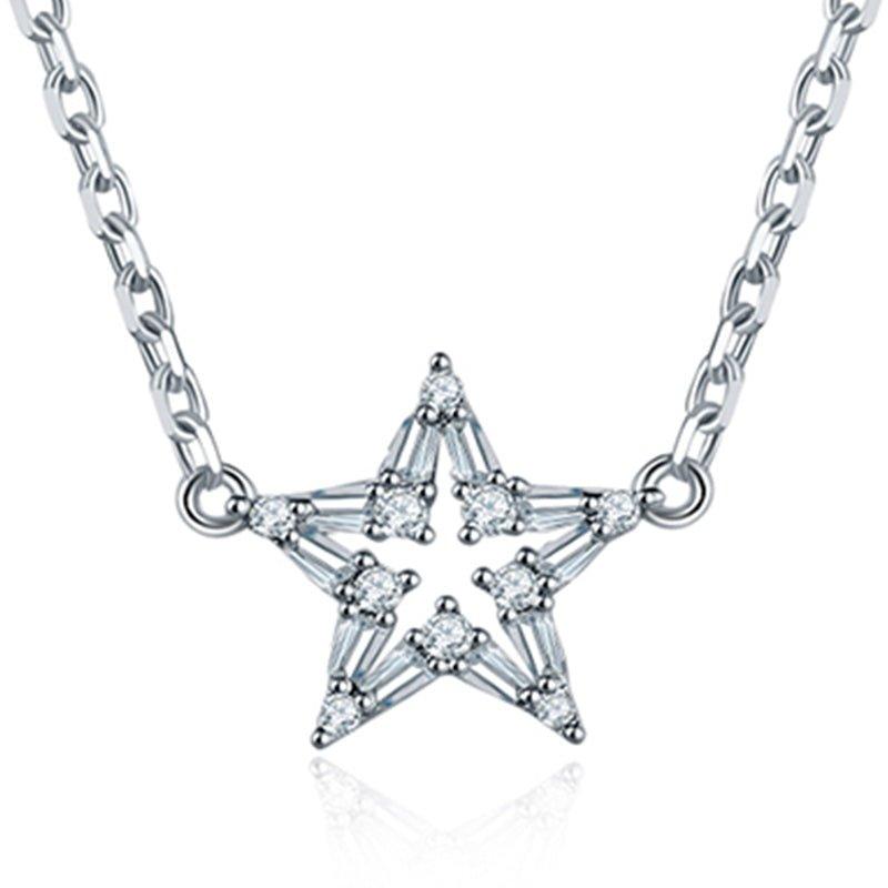 Crystal Star Pendant Necklace by Hollywood Sensation®