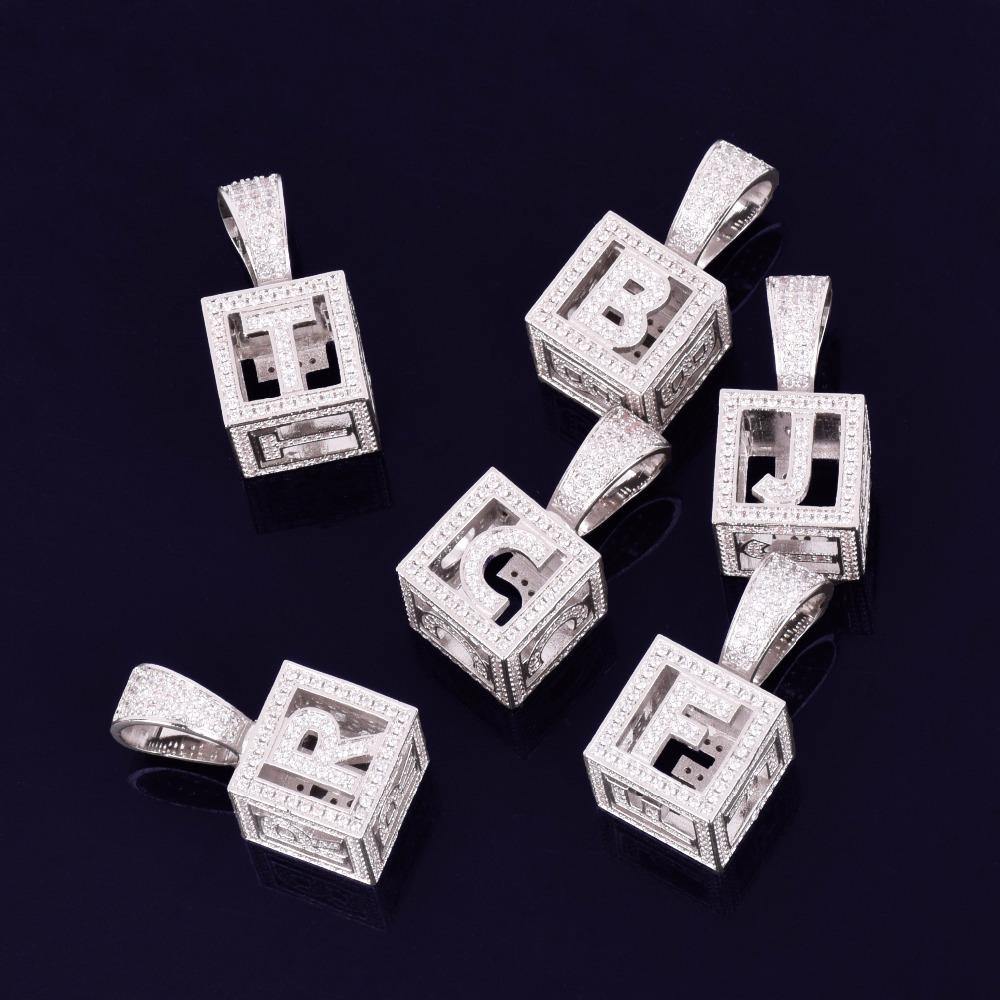 Custom Cubic Iced Baby Bock Letters Pendant Necklace by Bling Proud | Urban Jewelry Online Store