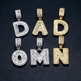 Custom Name Baguette Letters Pendant by Bling Proud | Urban Jewelry Online Store