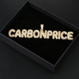 Custom Name Iced Bubble Letter Pendant 18k Gold by Bling Proud | Urban Jewelry Online Store