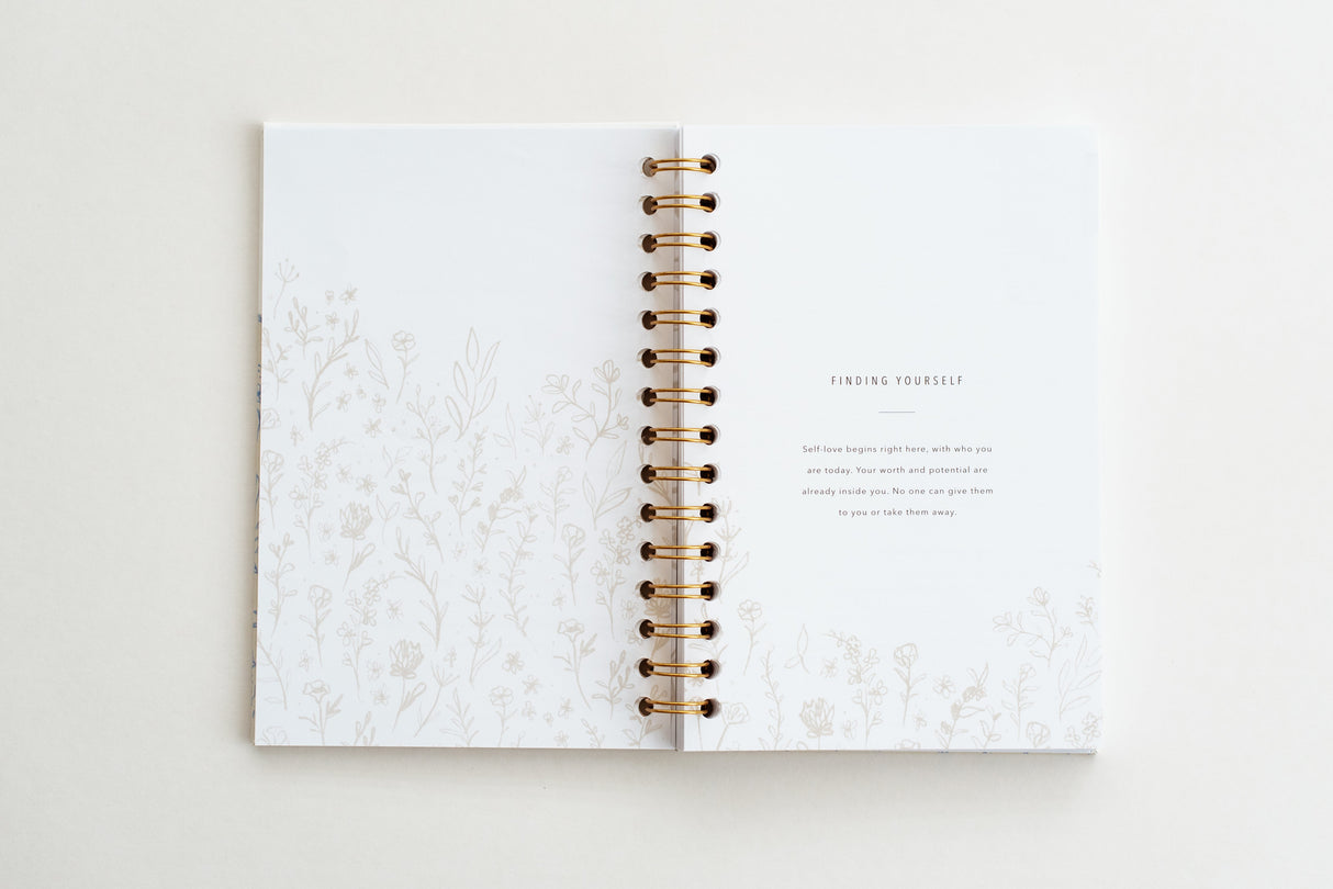 A Self-Love Journal: 52 Weeks of Affirmation (Wildflower) by Promptly Journals