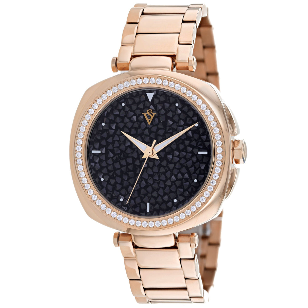 Christian Van Sant Women's Mirabella Black Dial Watch - CV0491 by Balec Group