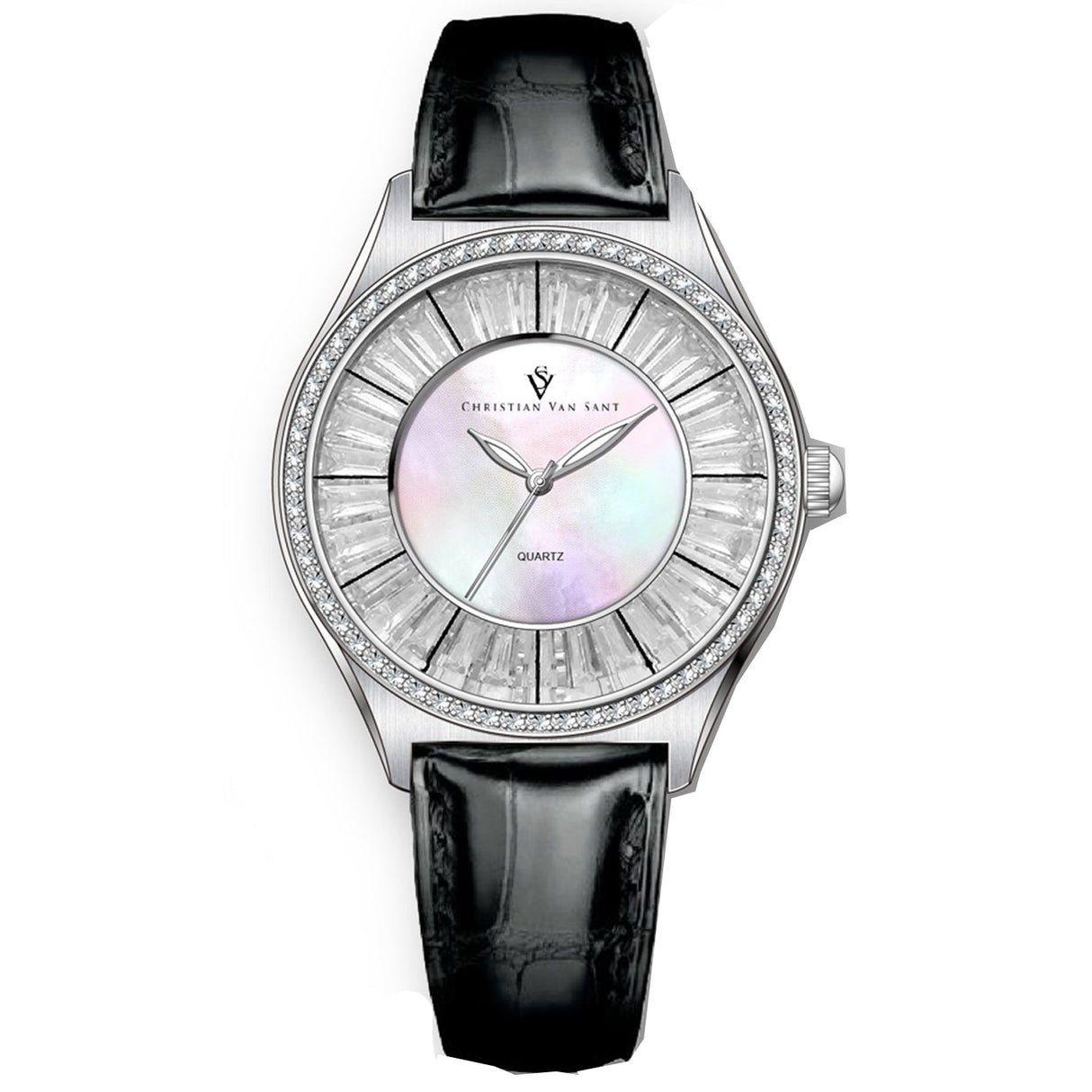 Christian Van Sant Women's Luna Mother of pearl Dial Watch - CV3200 by Balec Group