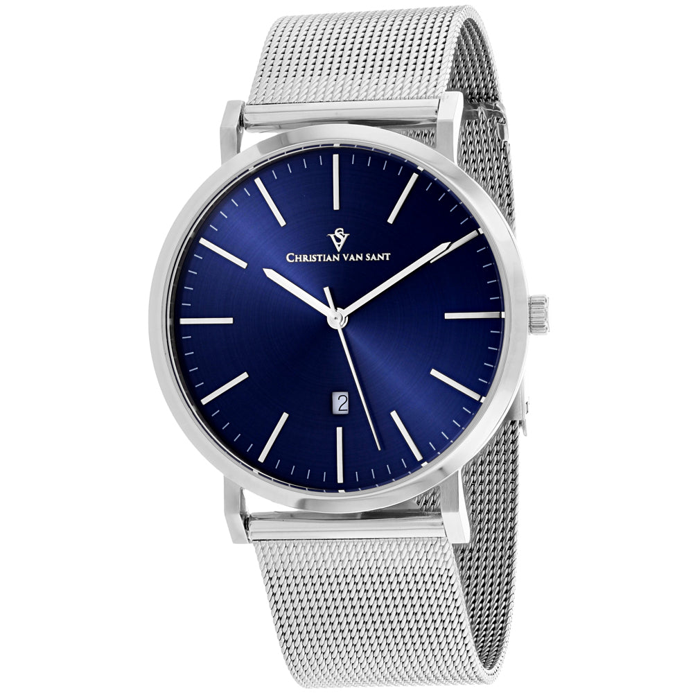 Christian Van Sant Men's Paradigm Blue Dial Watch - CV4320 by Balec Group