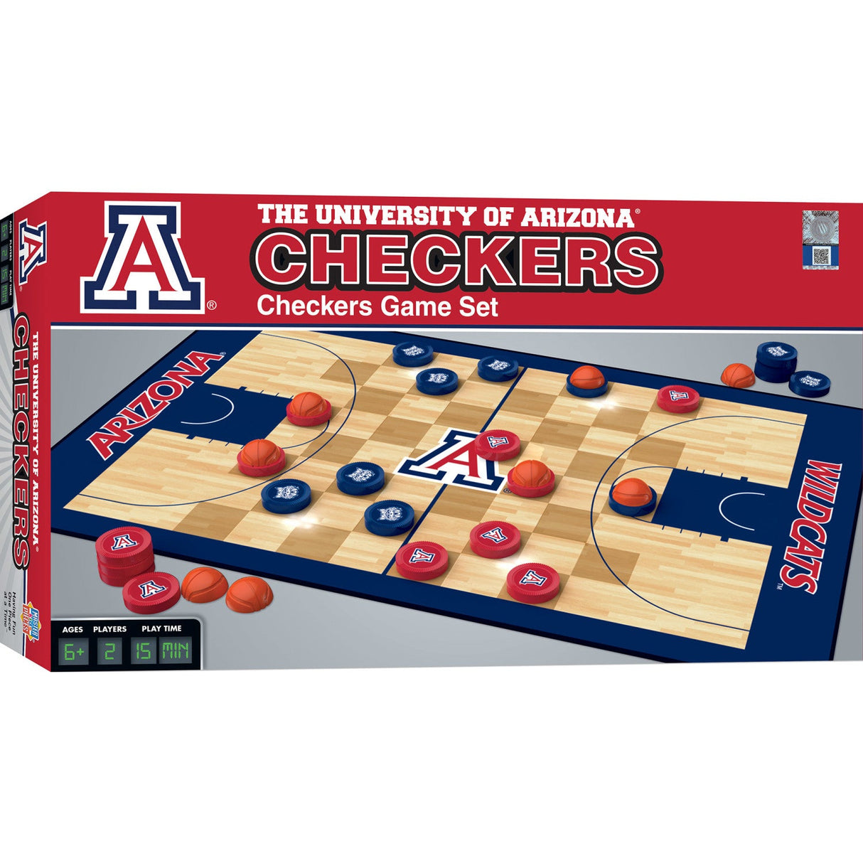 Arizona Wildcats Checkers Board Game by MasterPieces Puzzle Company INC