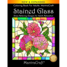 Coloring Book For Adults: MantraCraft: Stained Glass: Stress Relieving Designs for Adults Relaxation