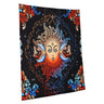 Sun and Moon Tapestry Psychedelic Mystic Floral Aesthetic Vintage Tapestry